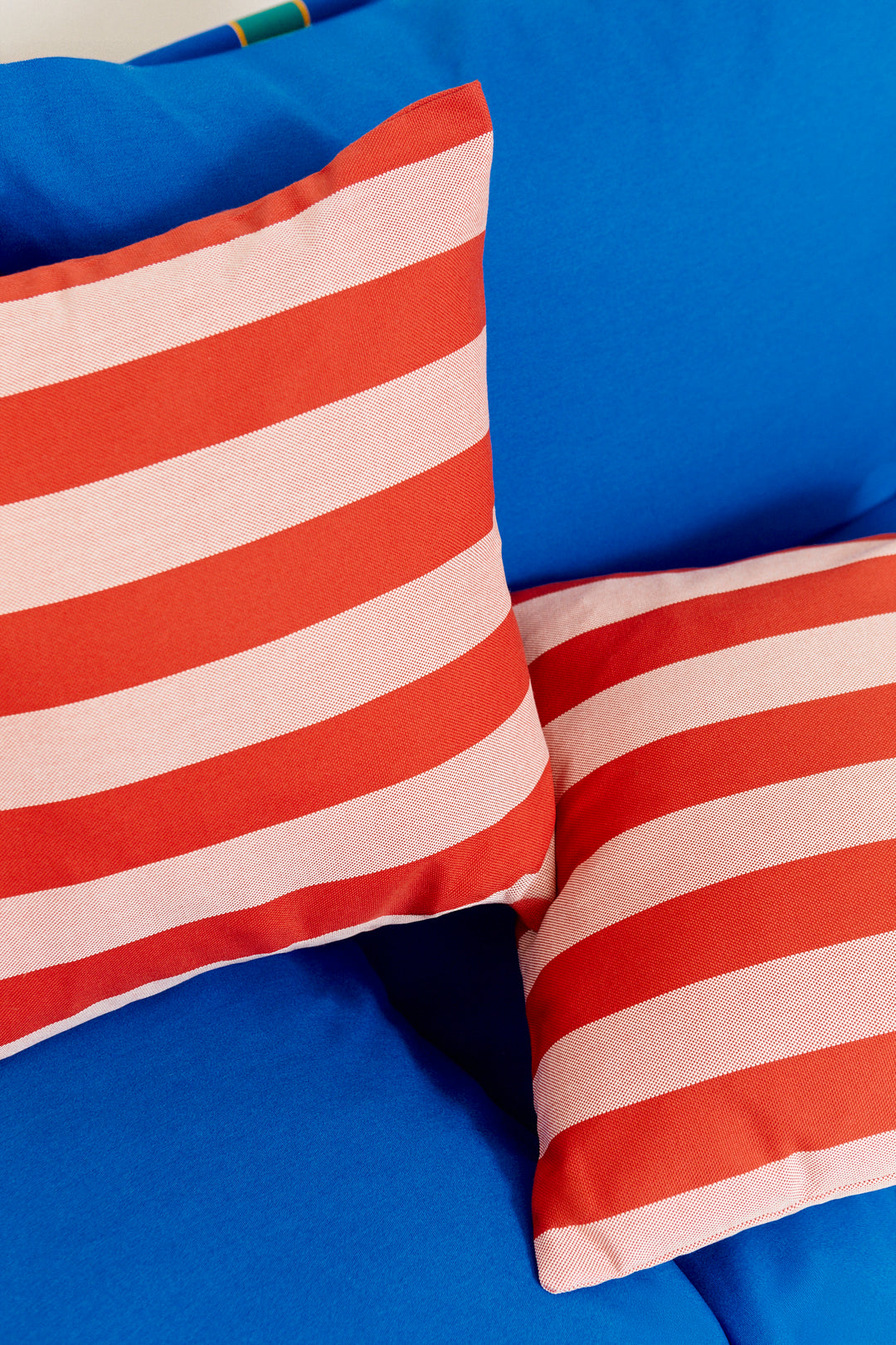 Funda cojín lona toldo rojo 50cmx50cm