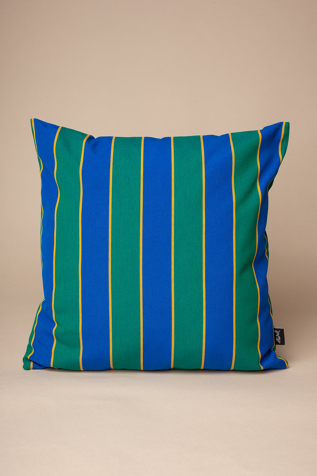 Funda cojín lona toldo rayas 50cmx50cm