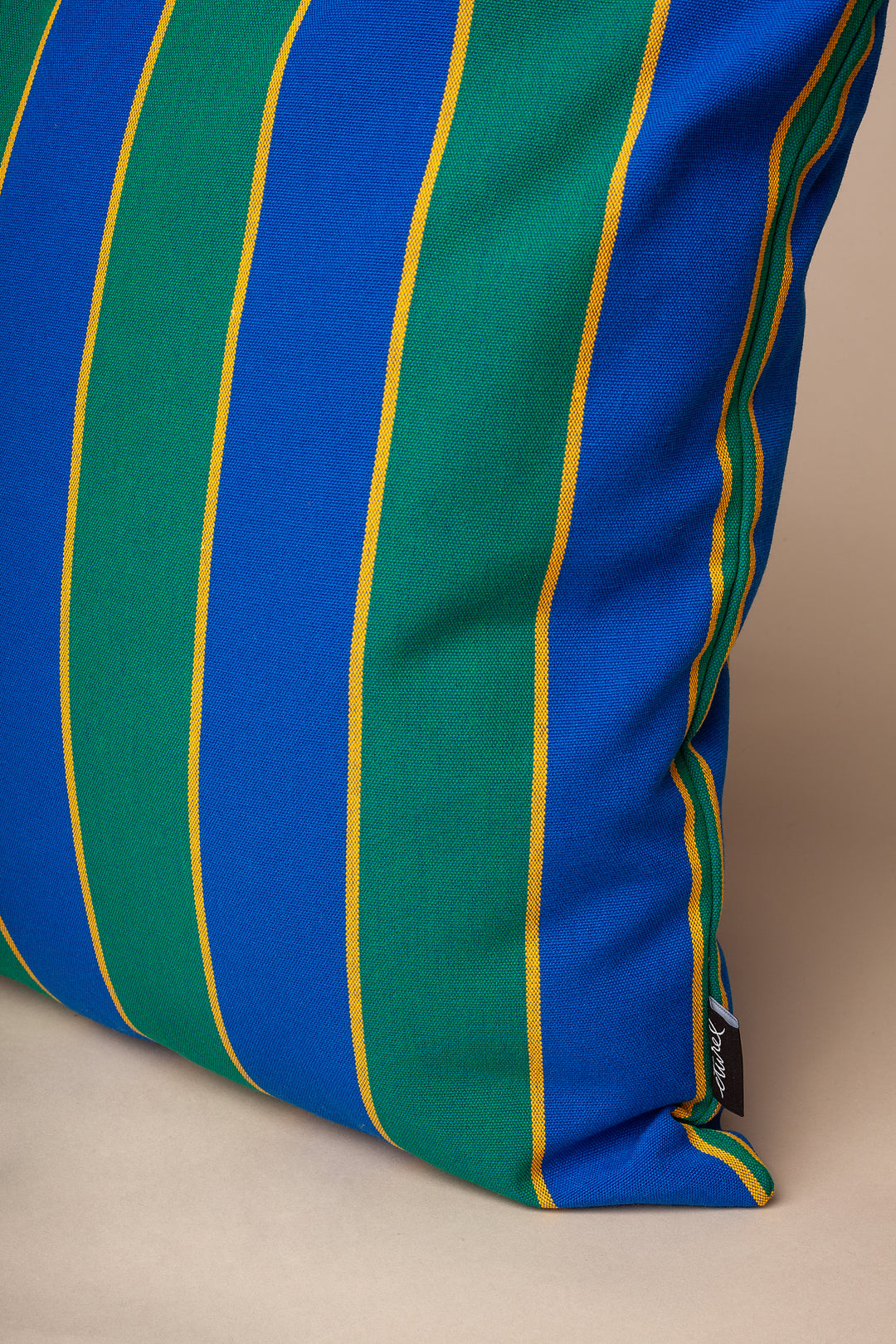 Funda cojín lona toldo rayas 50cmx50cm