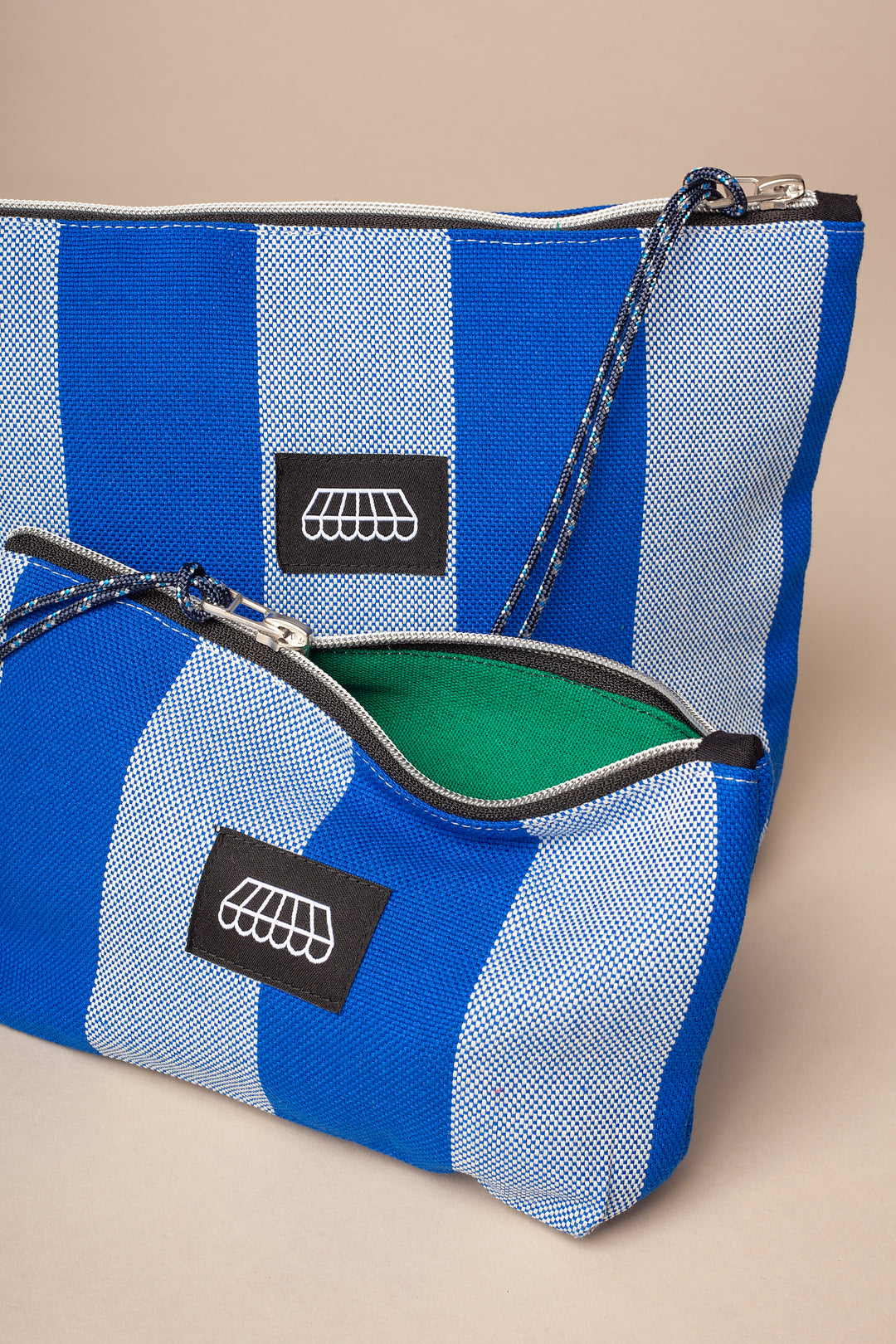 Neceser/estuche lona toldo azul