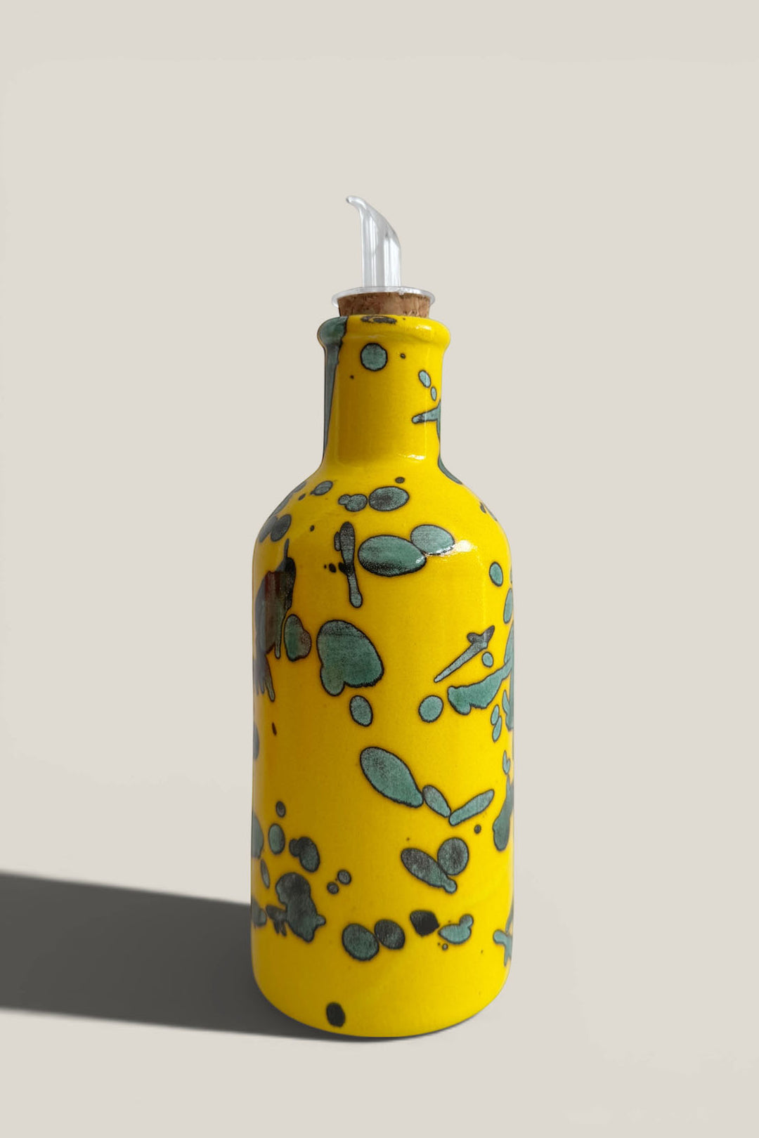 Aceiteras salpicado amarillo