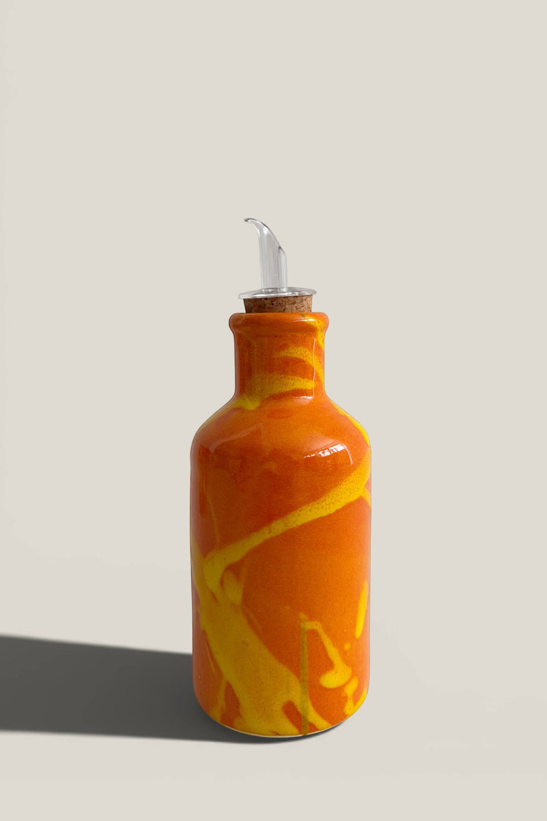 Aceiteras salpicado rojo