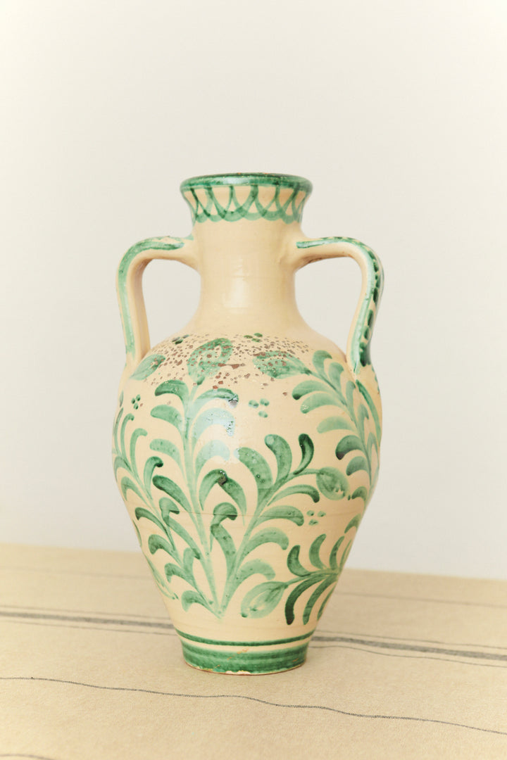 Cántaro cerámica granaíno verde