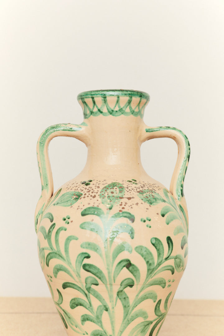Cántaro cerámica granaíno verde