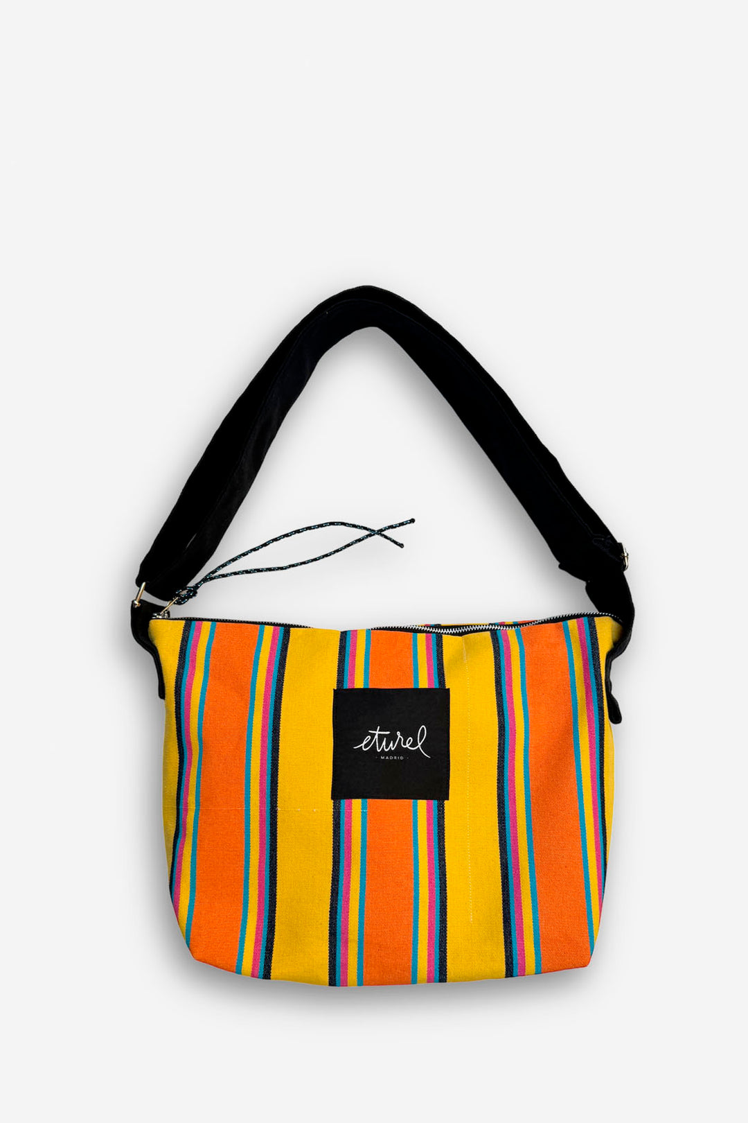 Bolso bandolera lona hamaca amarillo