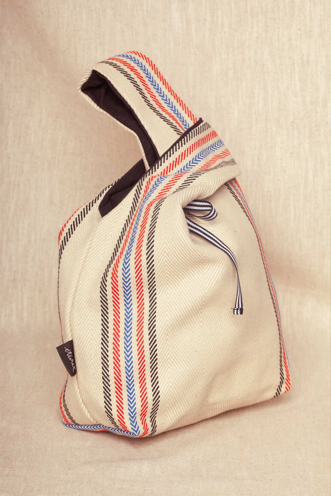 Bolso shopper mini sarga de burgos crudo