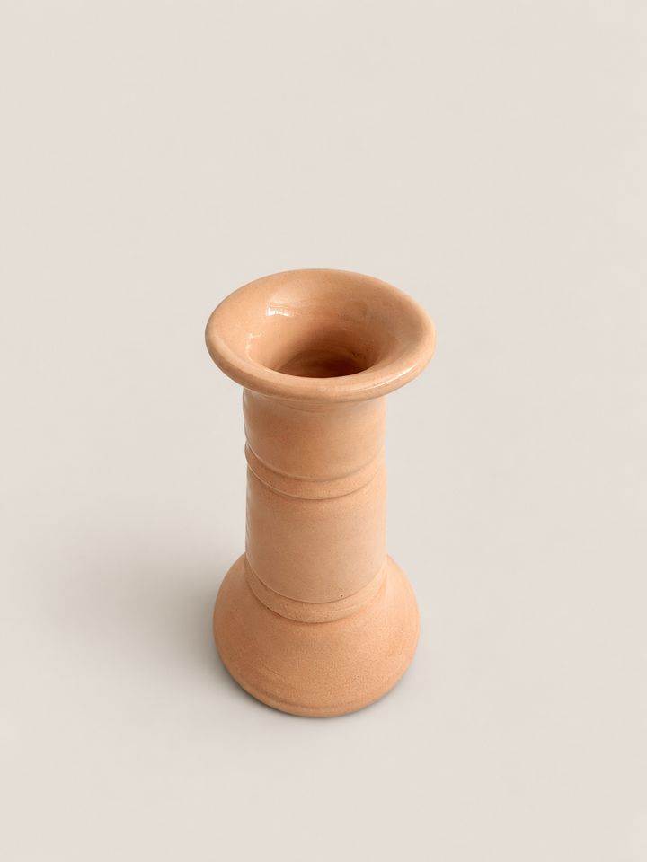 Candelero de barro alto Candela