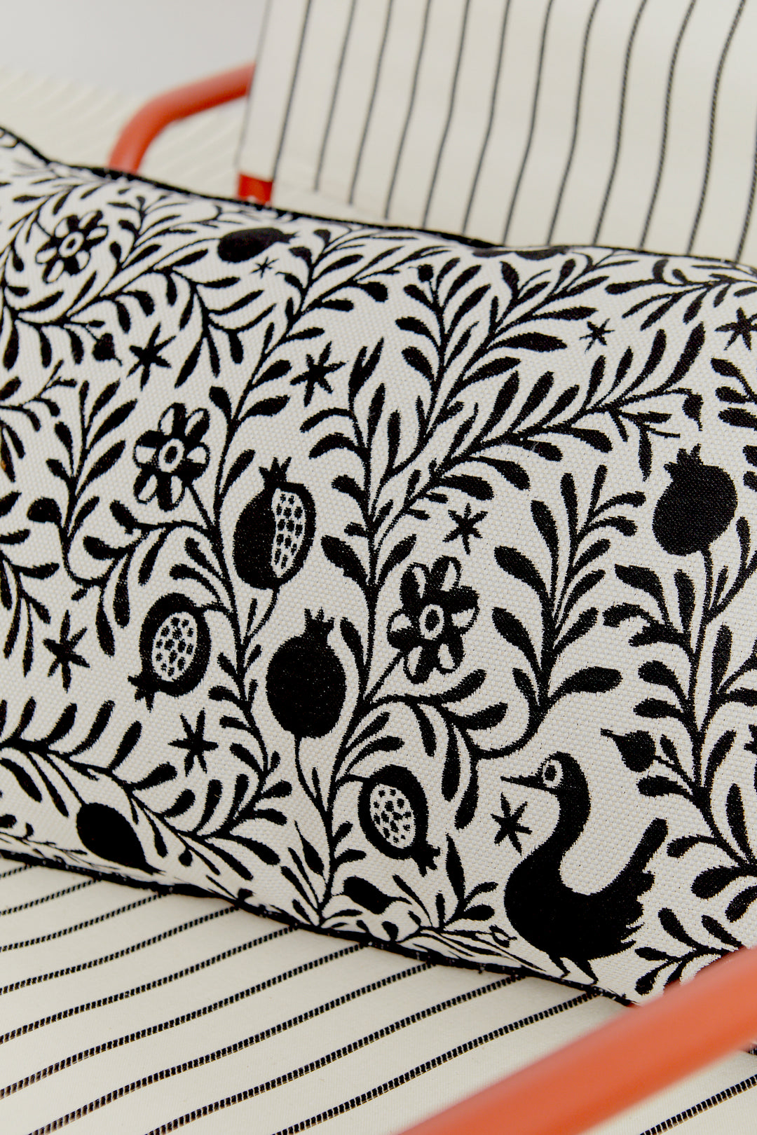 Funda cojín jacquard granaíno beige