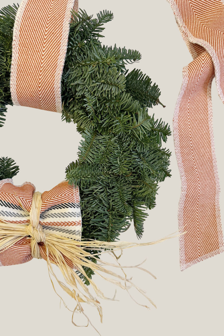 Corona pino natural + lazo