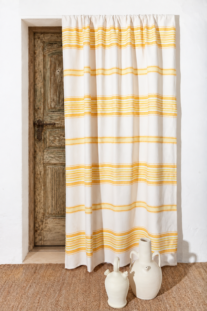 Cortina alpujarra amarillo