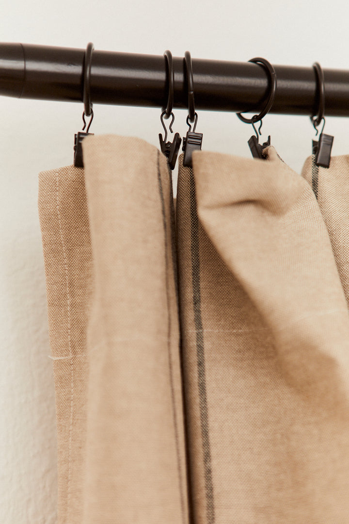 Anillas cortinas pinzas