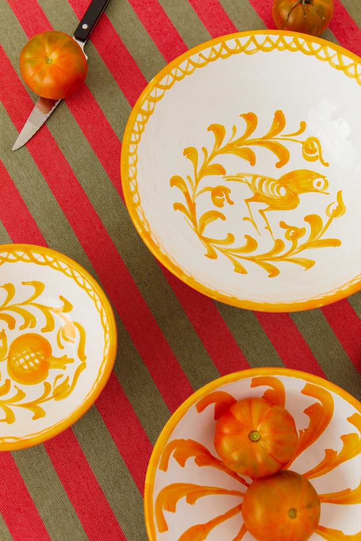 Set de cuencos granaíno naranja ácida