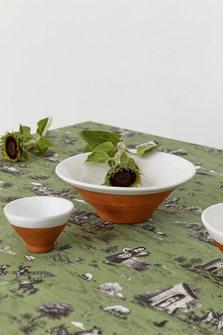 Mantel quijote verde