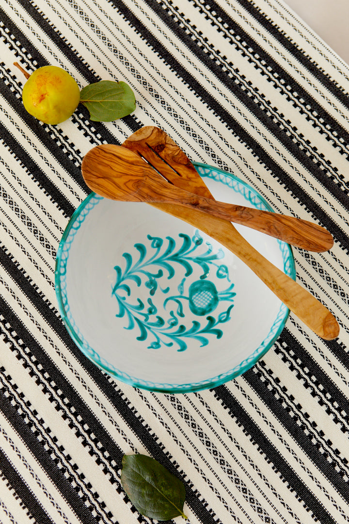 Ensaladera cóncava granaíno verde