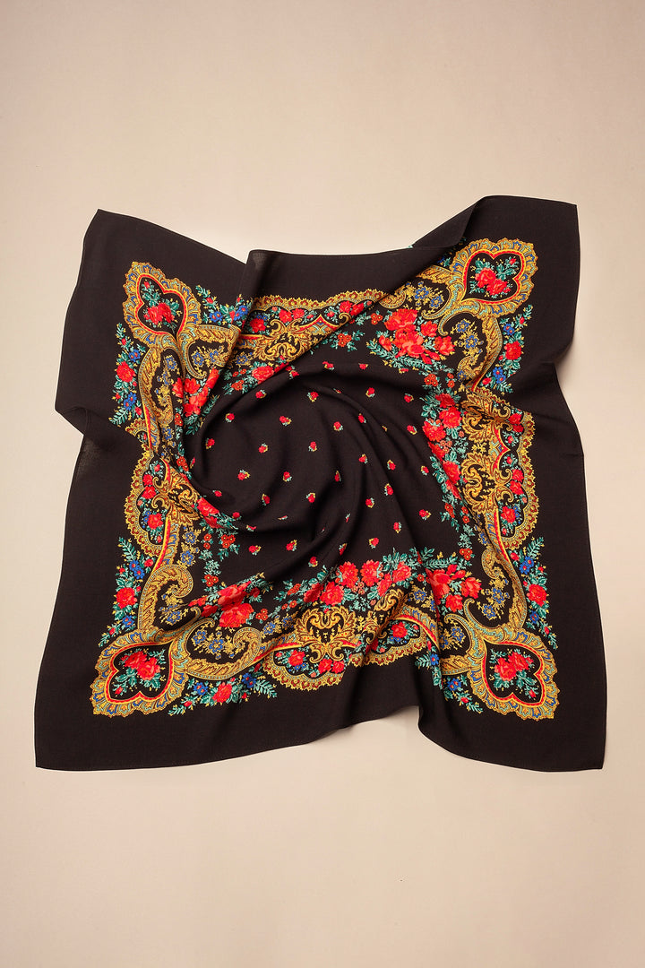 Pañuelo portugués cadena negro
