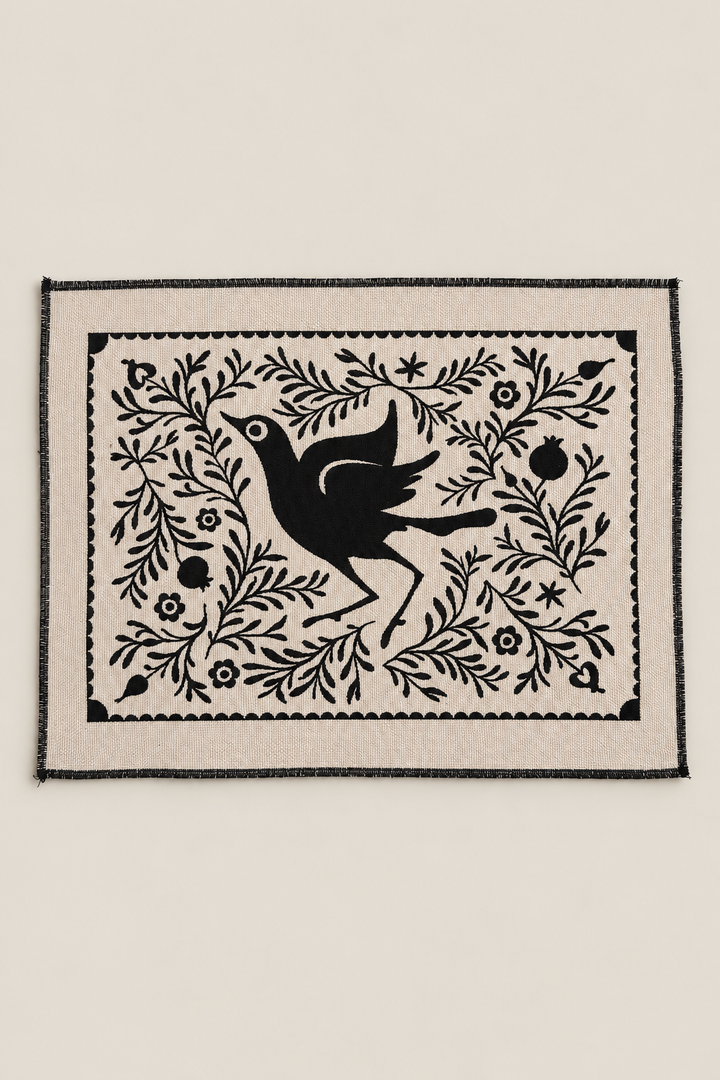 Mantel individual jacquard granaíno beige (pack de 2)