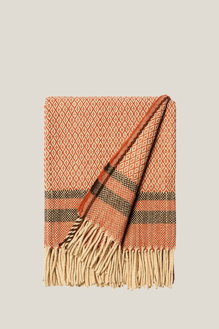 Manta 100% lana vintage serrana caldero