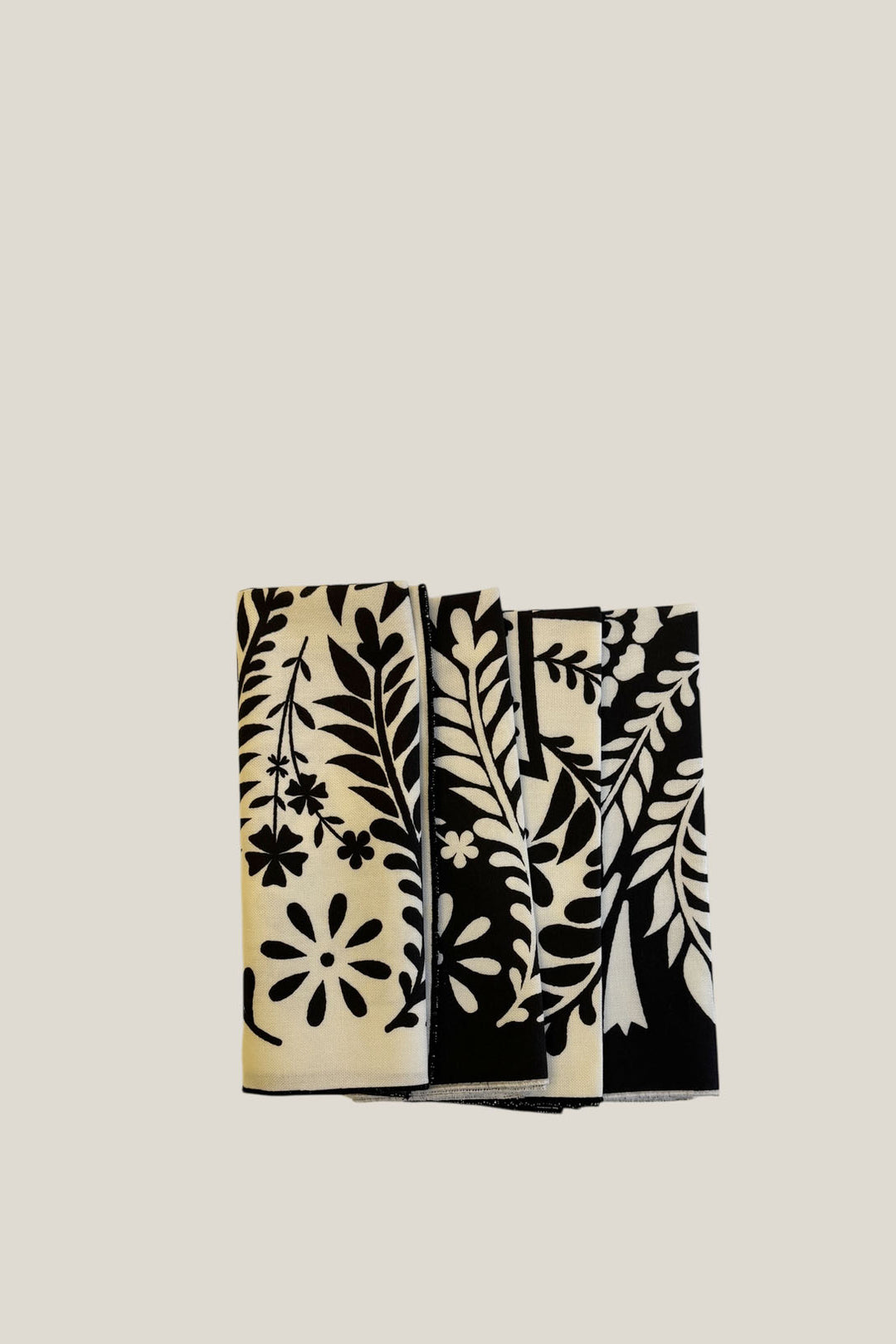 Mantel individual reversible folklore blanco (pack de 4)