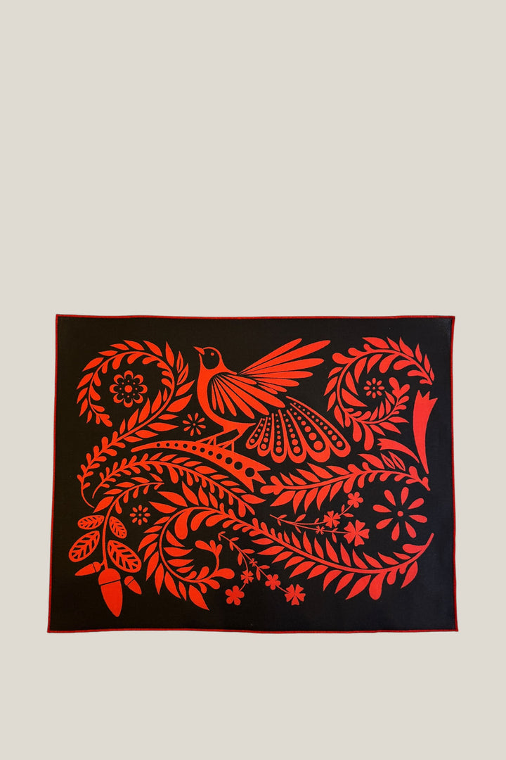 Mantel individual reversible folklore negro (pack de 4)