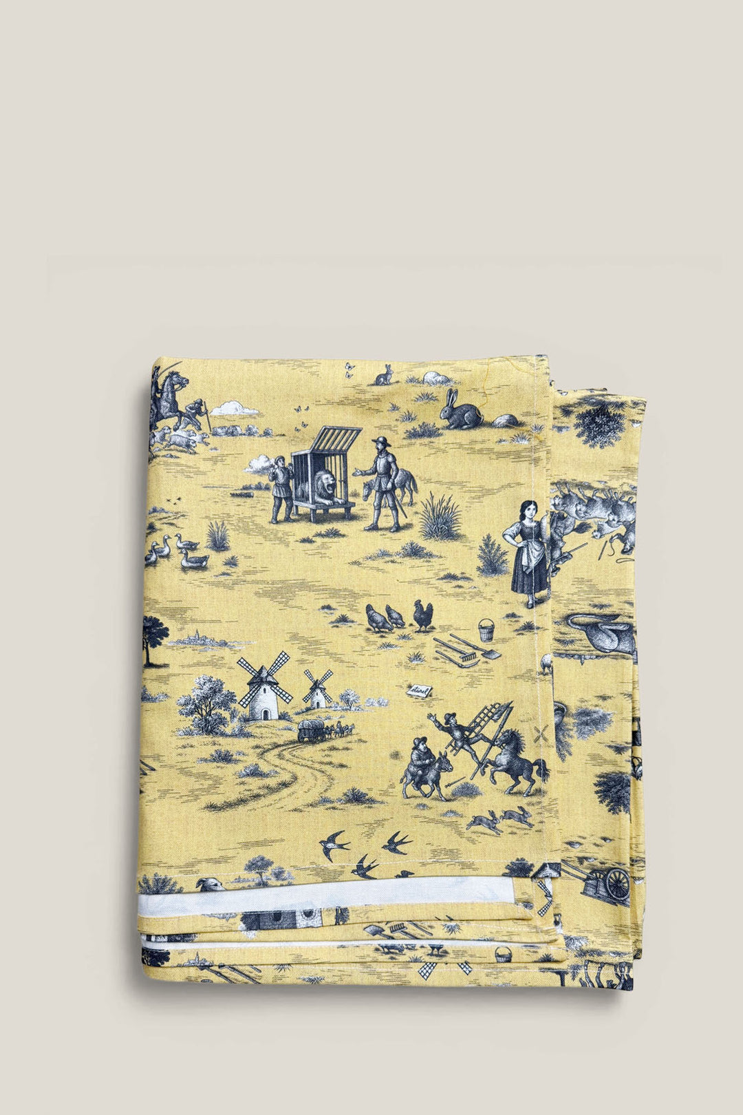 Mantel quijote amarillo