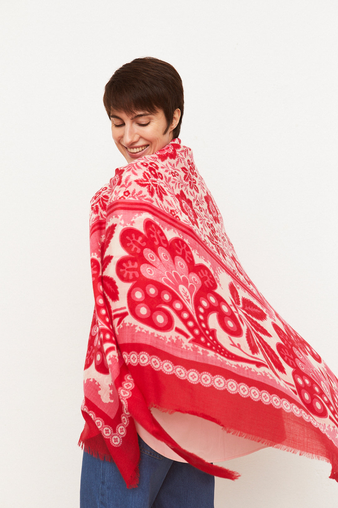 Pañuelo lana Sandía