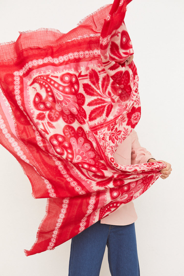 Pañuelo lana Sandía