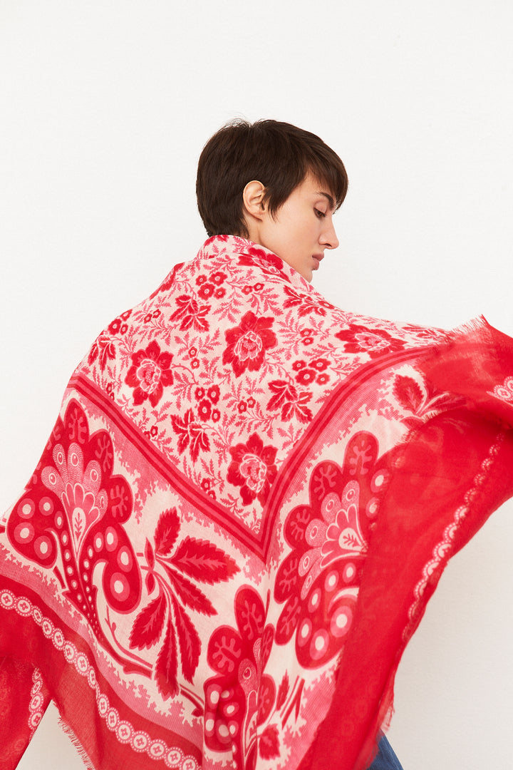 Pañuelo lana Sandía