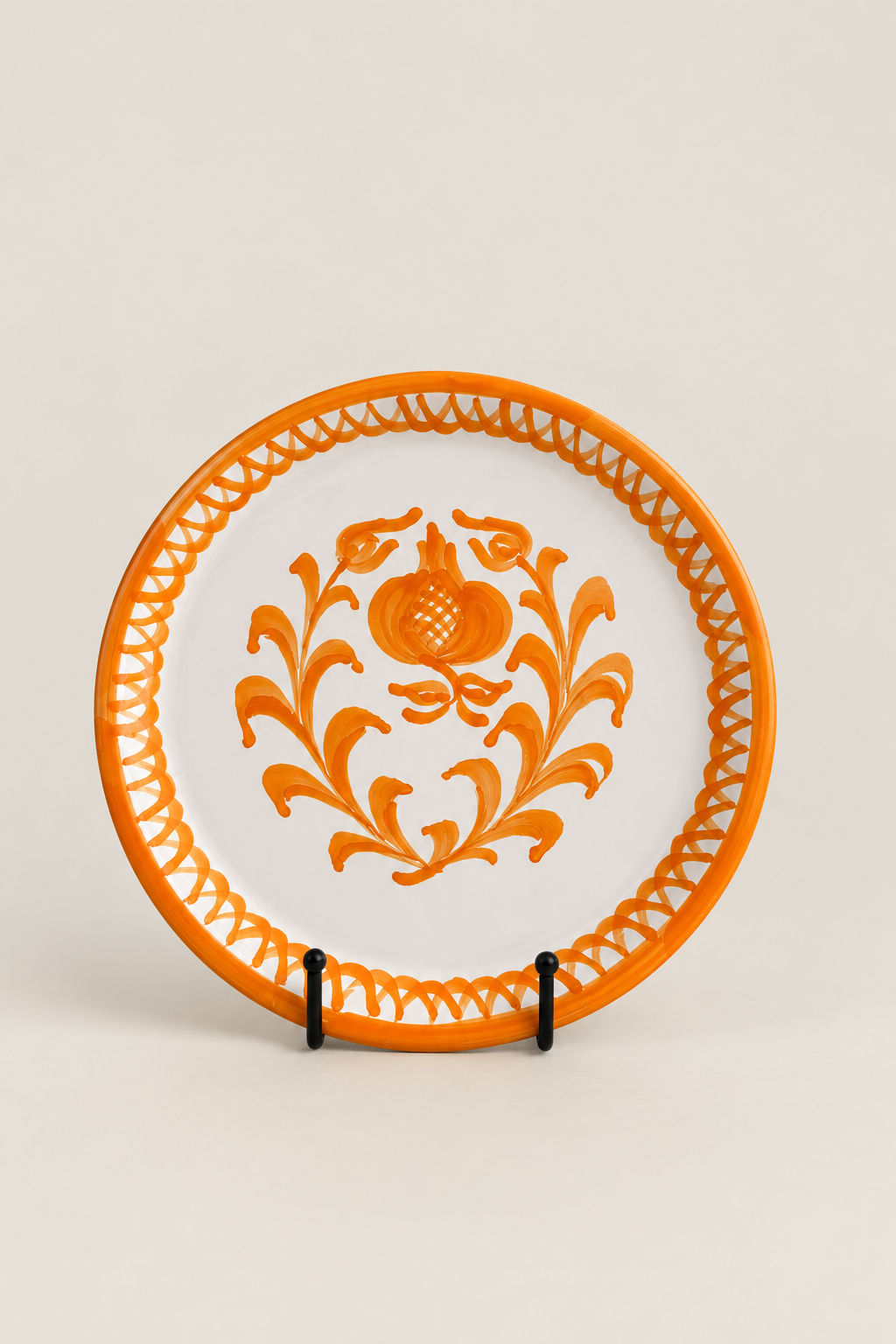 Plato granaíno naranja ácida
