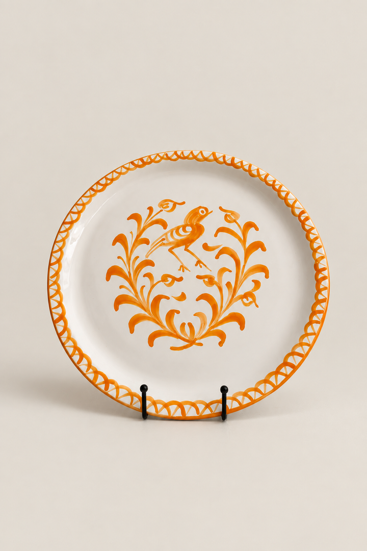 Plato granaíno naranja ácida