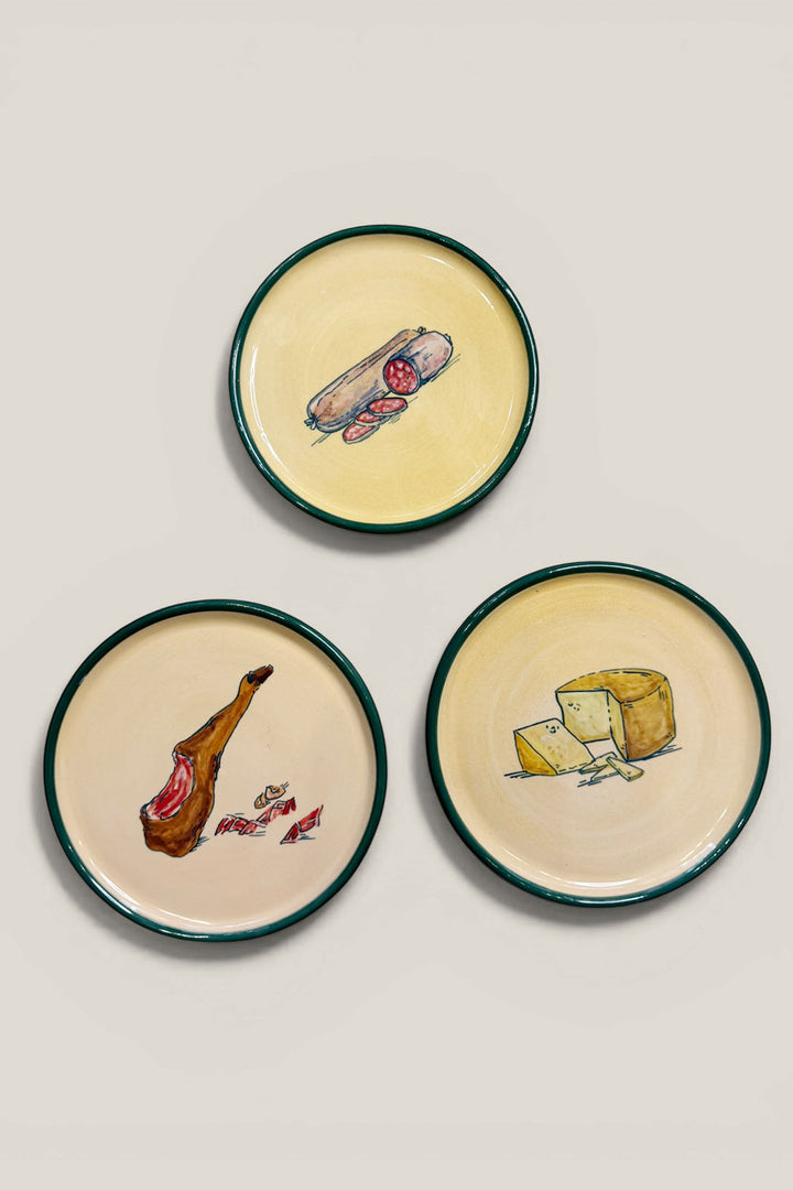 Plato quijote queso