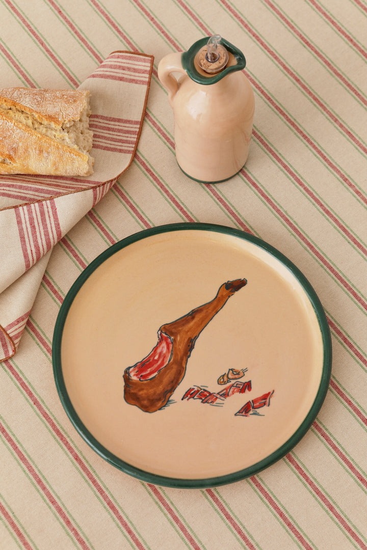 Plato quijote jamón