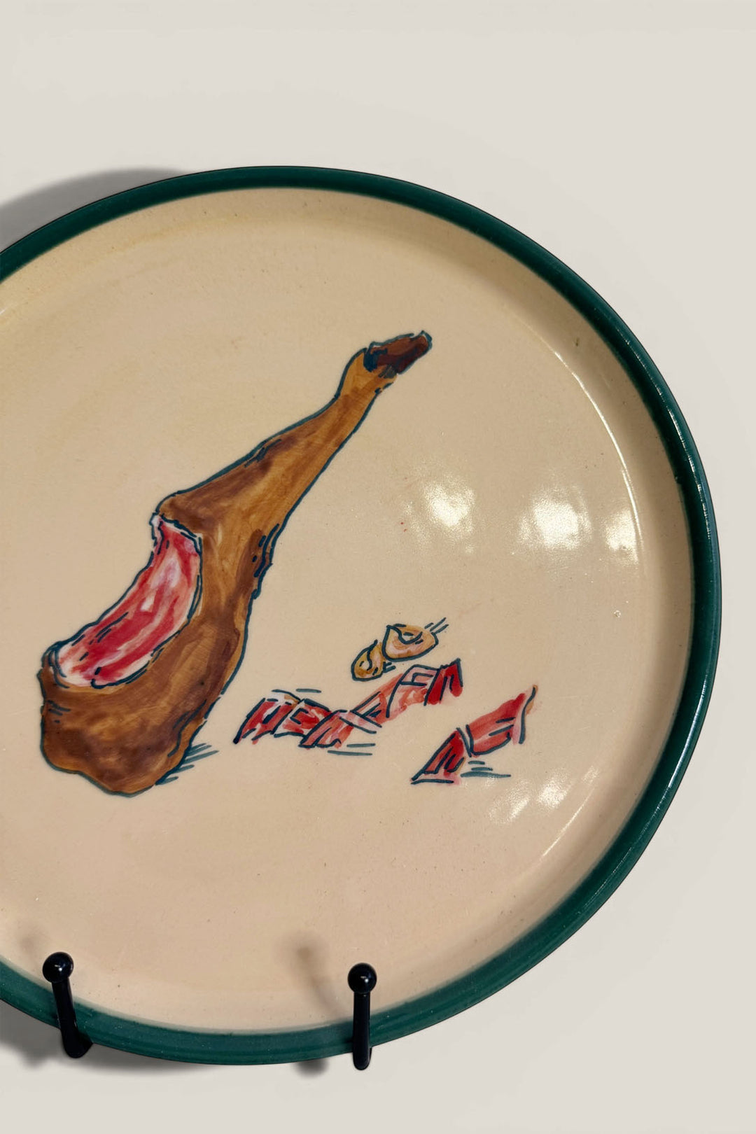 Plato quijote jamón