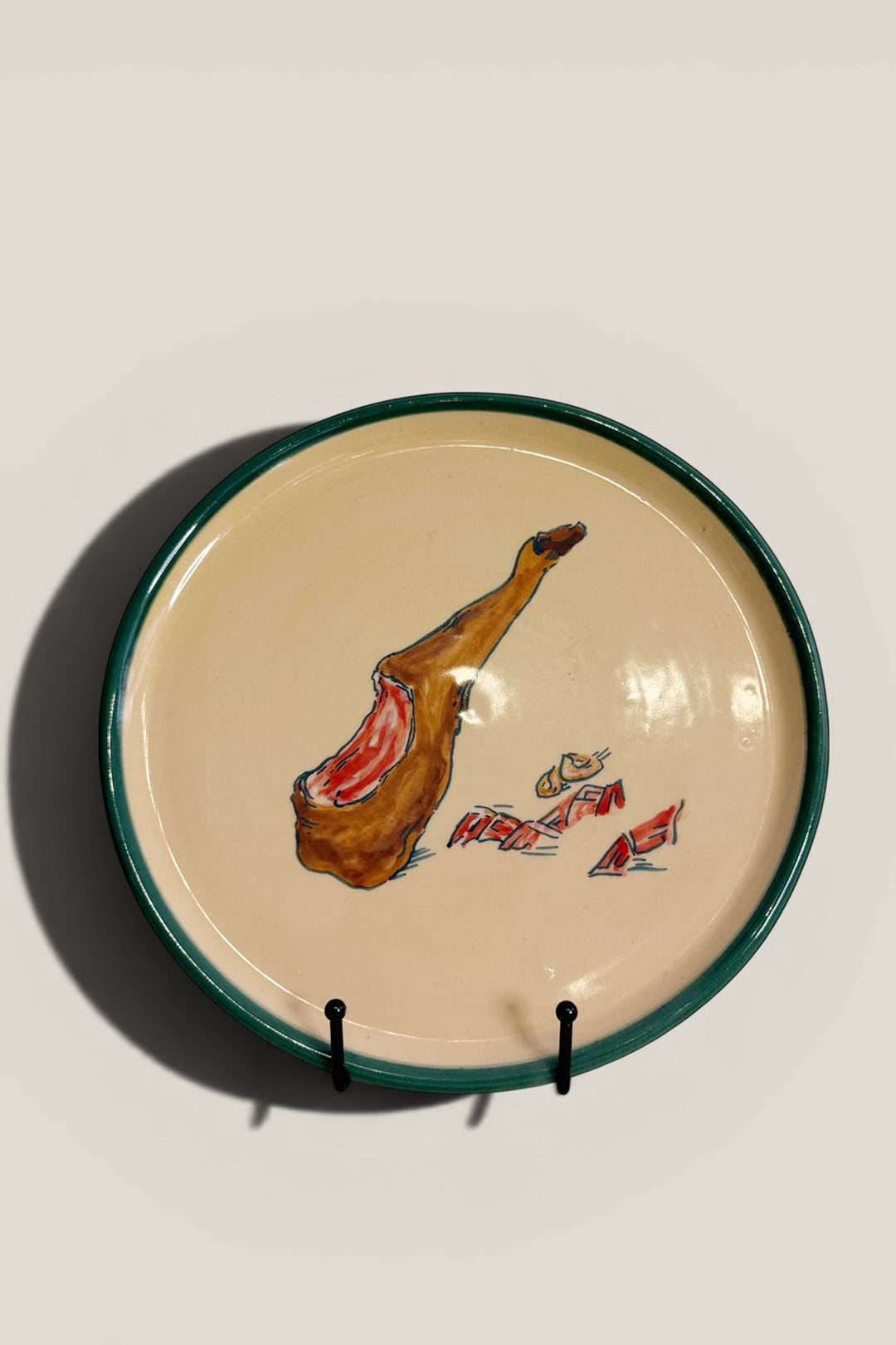 Plato quijote jamón