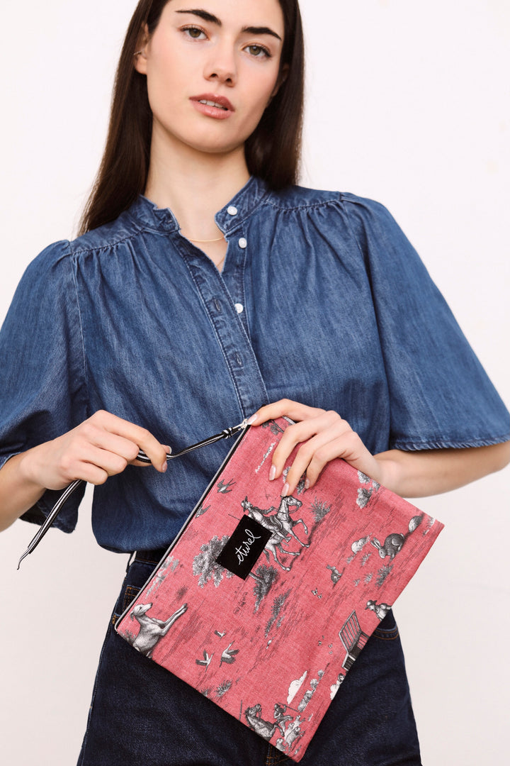 Pouch quijote rojo