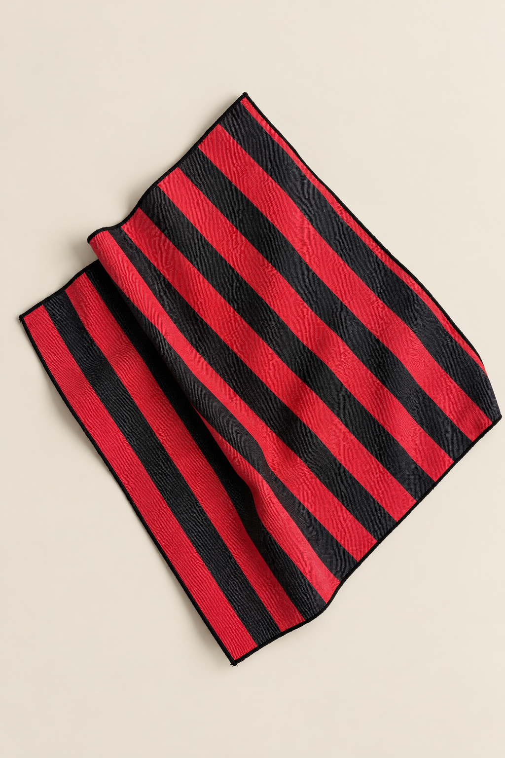 Servilleta  rayas Nazarí rojo y negro (pack de 2)