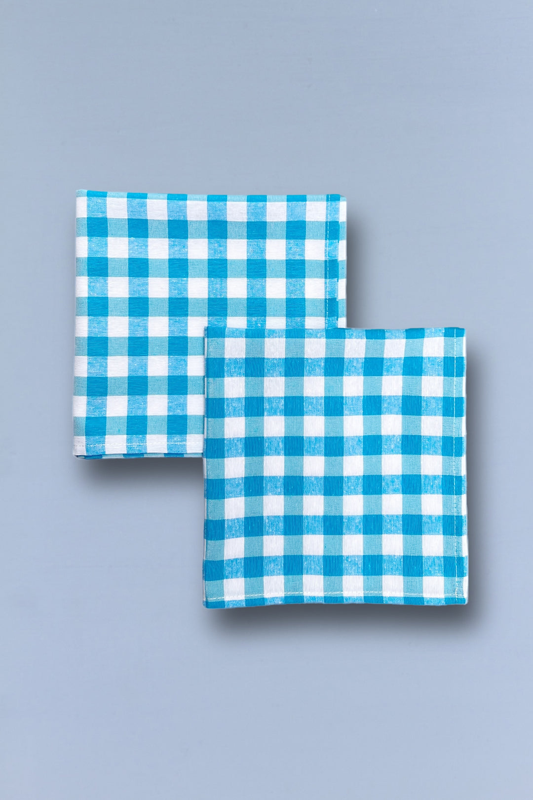 Servilleta vichy celeste (pack de 2)