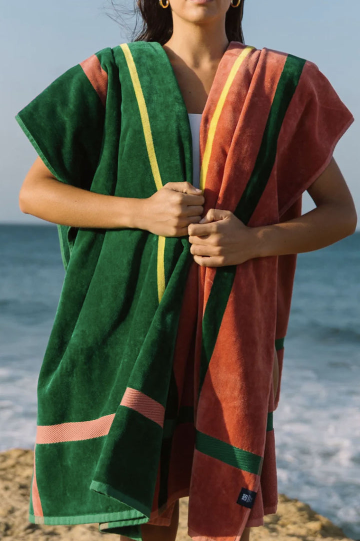 Toalla playa vintage bosque