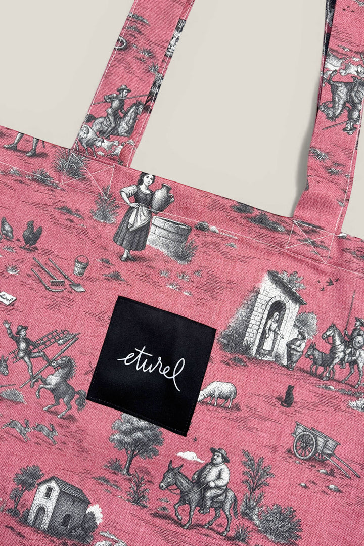 Tote bag quijote rojo