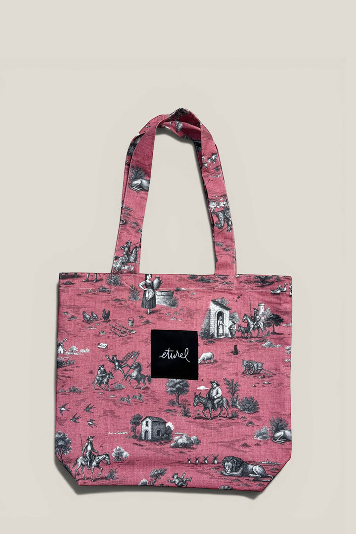 Tote bag quijote rojo