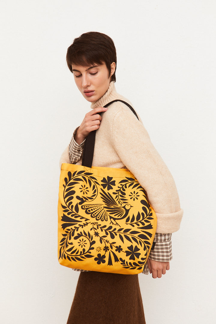 Tote Bag folklore amarillo