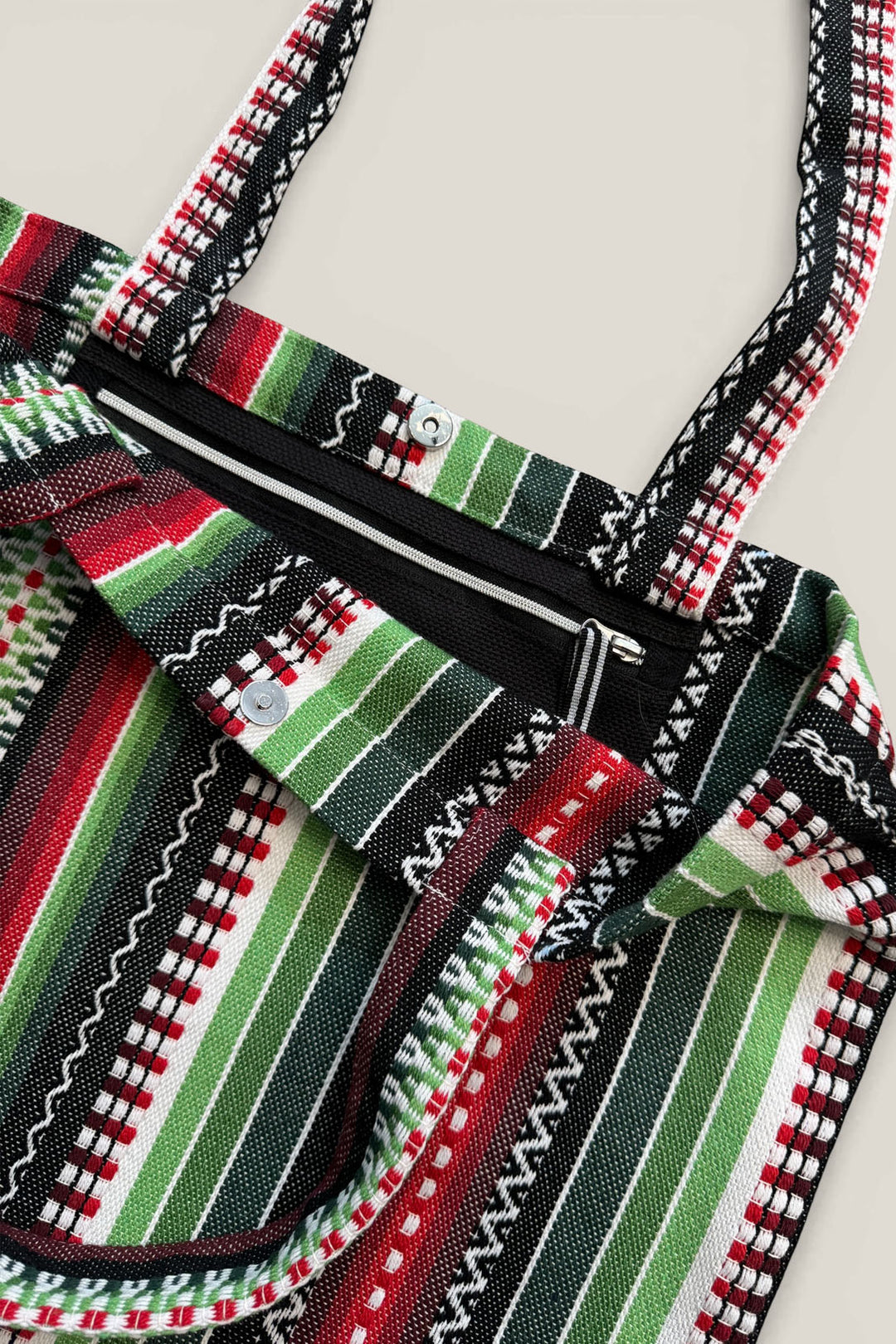 Tote Bag tejido manchego verde