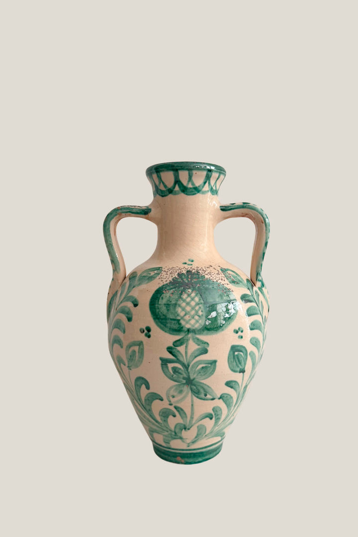 Cántaro cerámica granaíno verde