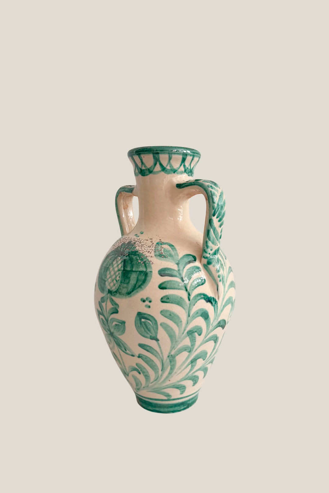 Cántaro cerámica granaíno verde