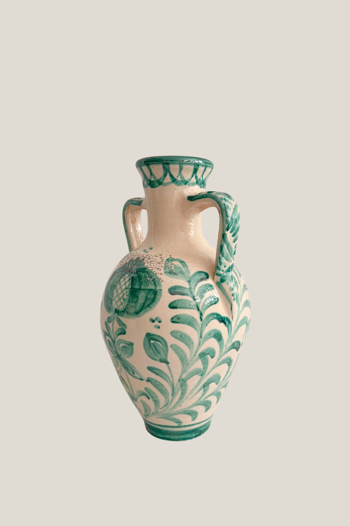 Cántaro cerámica granaíno verde