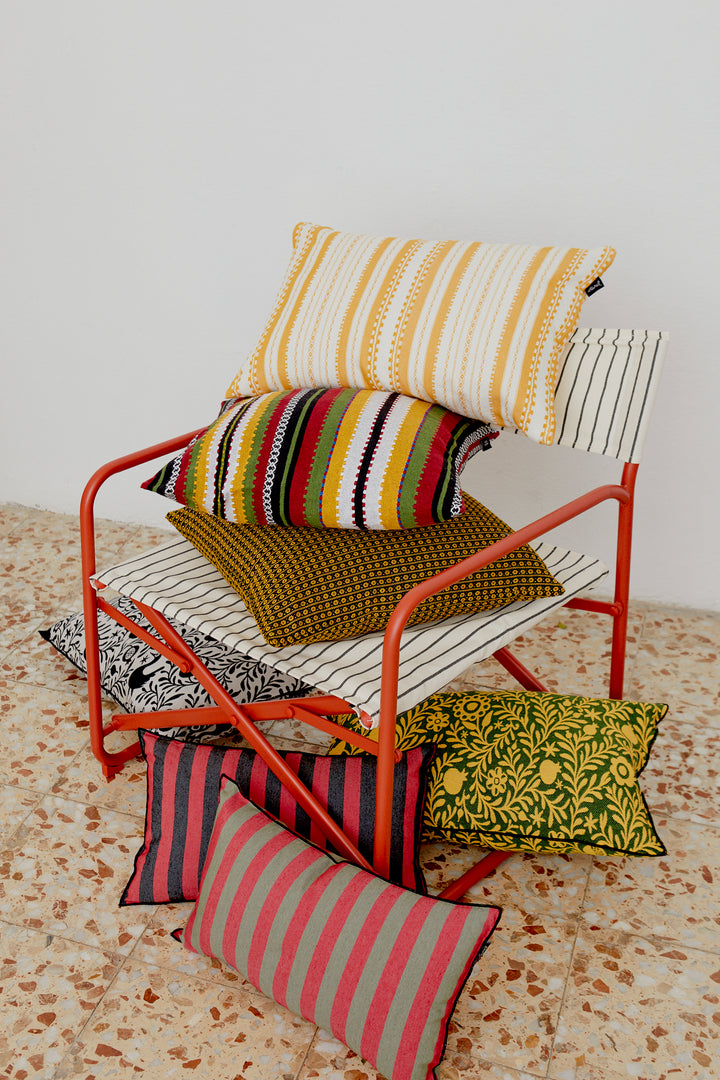 Funda cojín alpujarra amarillo