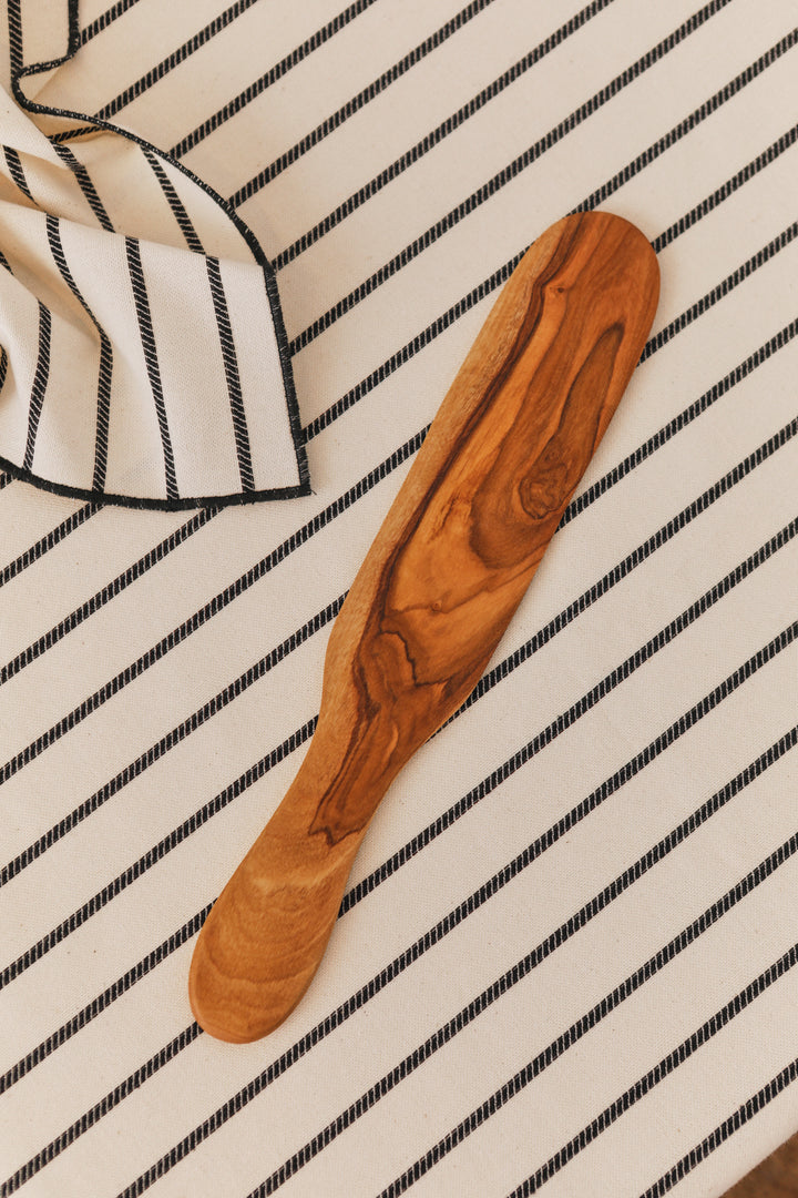 Espatulilla untar de madera de olivo