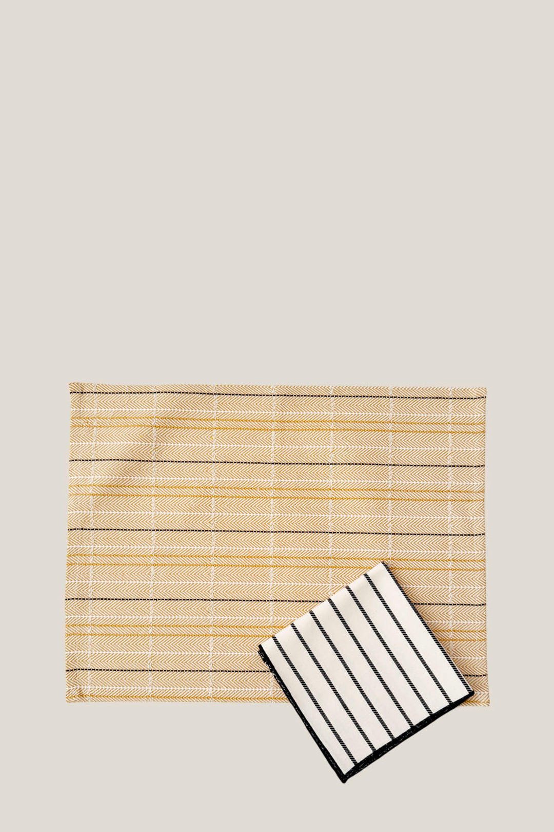 Mantel individual espiga amarillo (pack de 2)