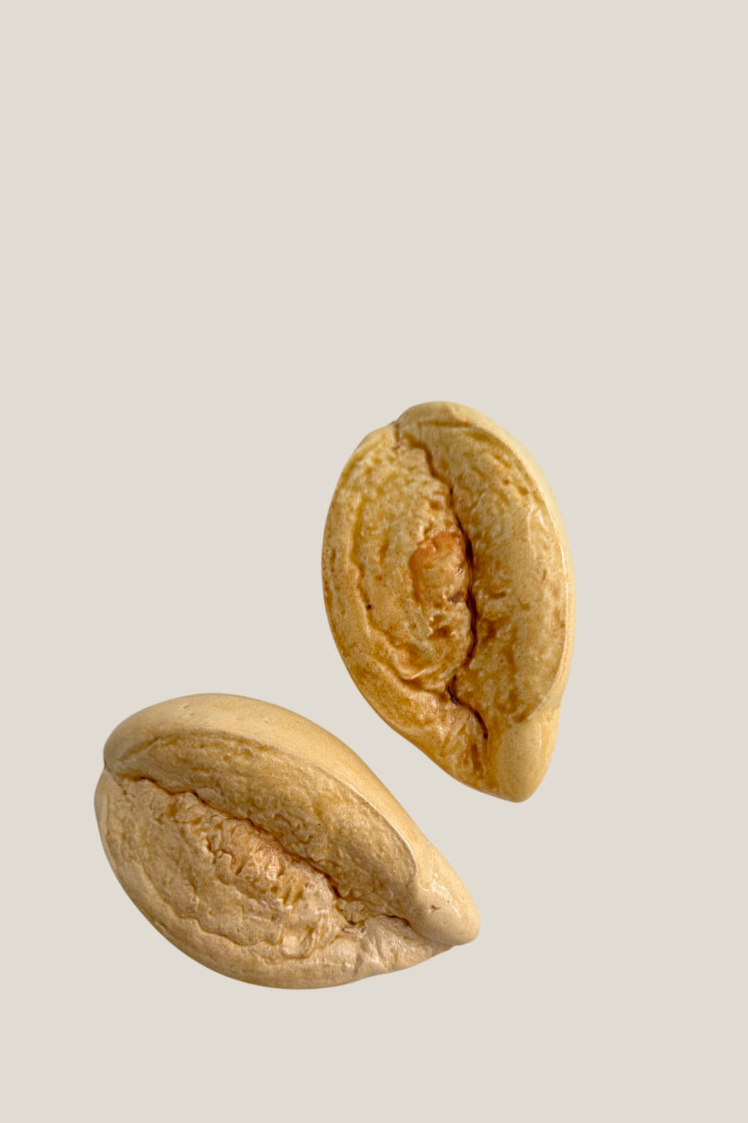 Mollete de pan réplica de cerámica esmaltada