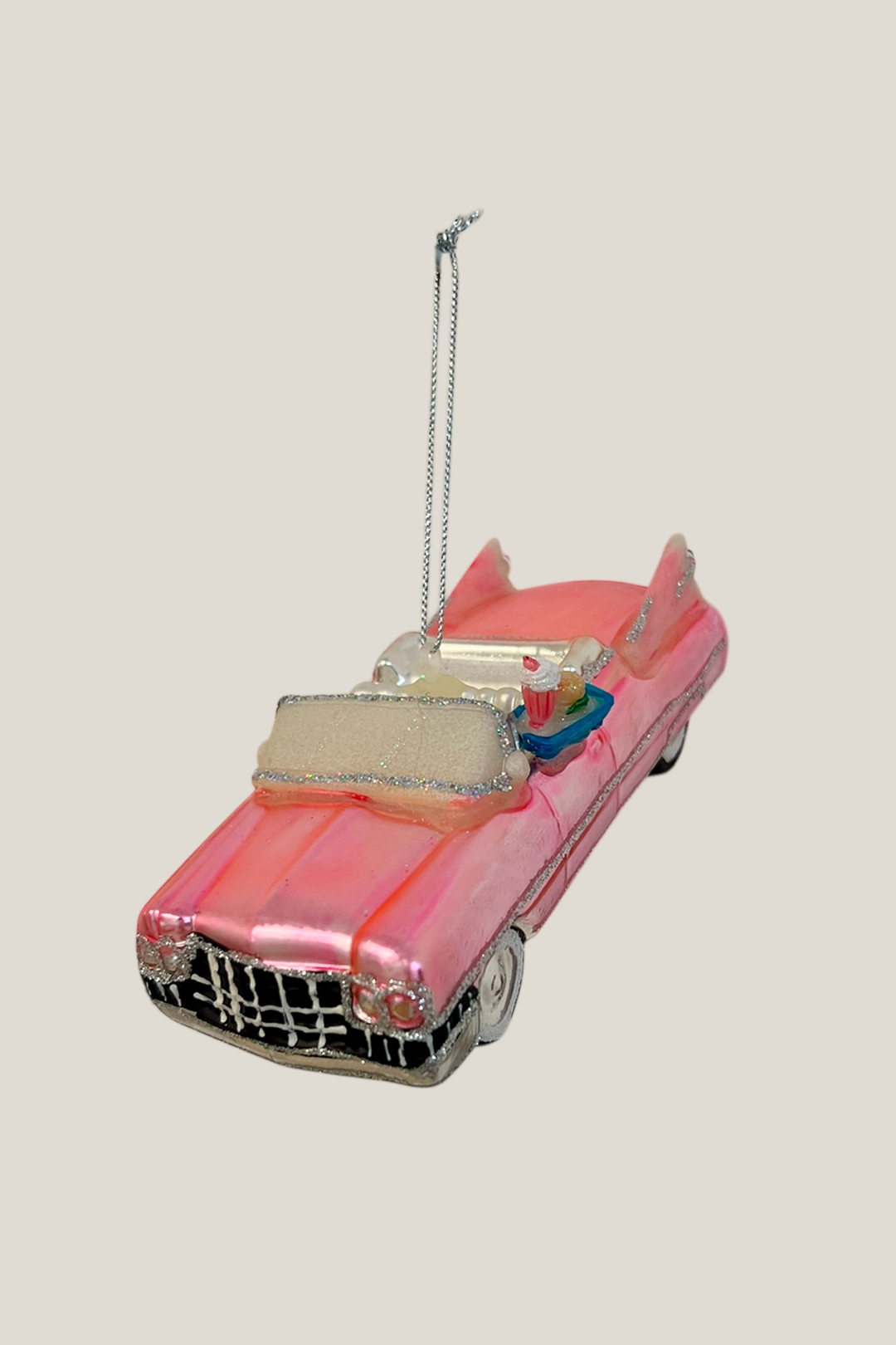 Descapotable colgante de cristal - Adorno Navidad