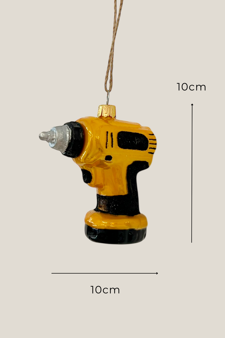 Taladro colgante de cristal - Adorno Navidad